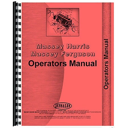 New Fits Massey Ferguson 750 Combine Operator's Manual (late)